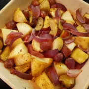Potato and olive bake recipe