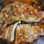 peppadew and olive pork fillet recipe