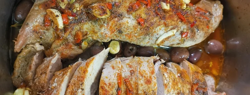 peppadew and olive pork fillet recipe