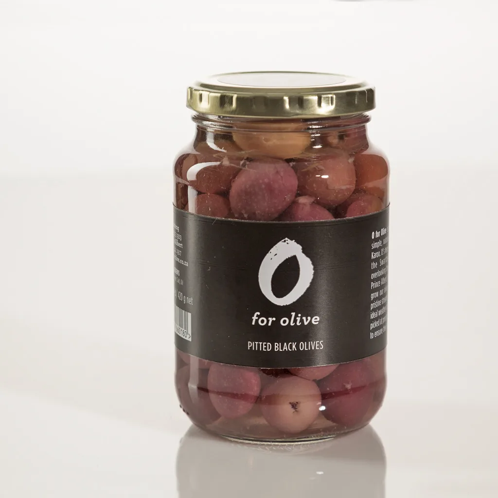 420g Black Olives Pitted