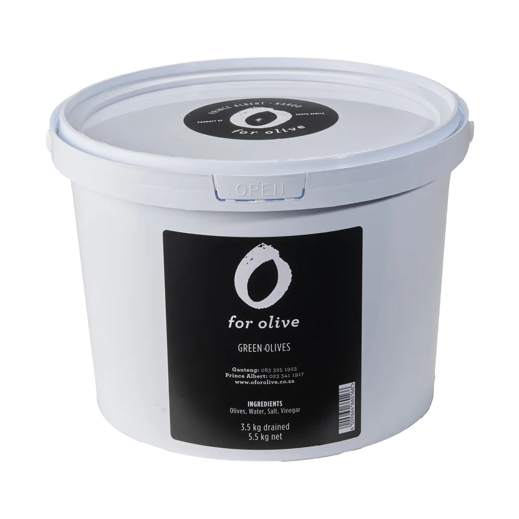 5.5kg Green Olives
