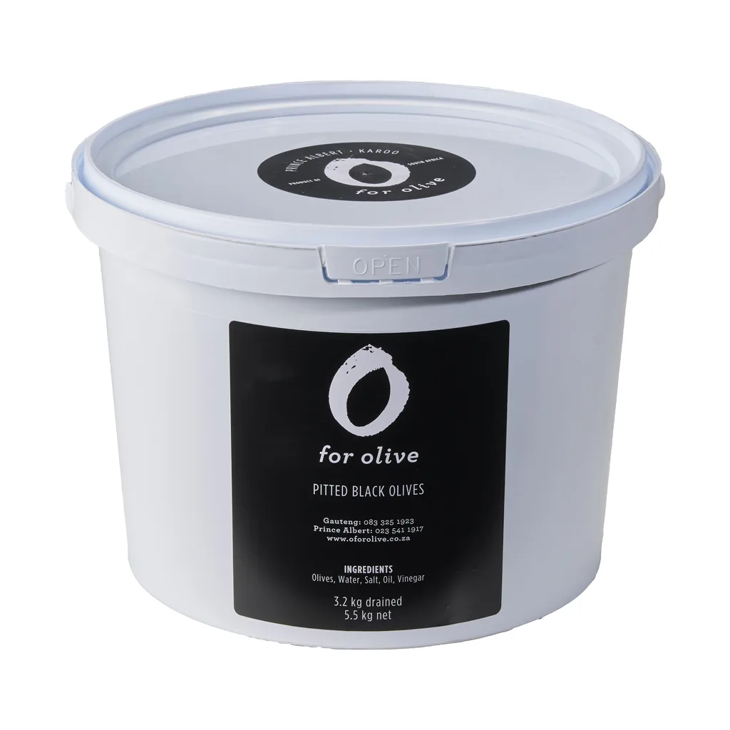 5.5kg Black Olives Pitted