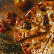 Wood-fired Karoo pizza at Café O Prince Albert with Swartberg Mountain views