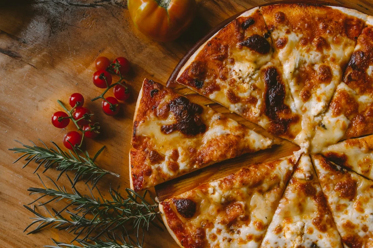 Wood-fired Karoo pizza at Café O Prince Albert with Swartberg Mountain views