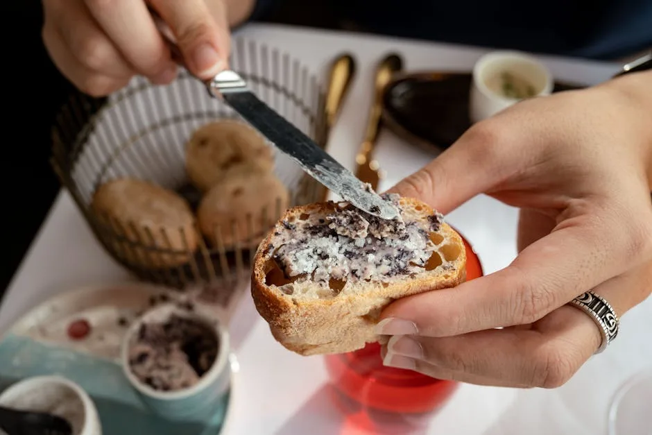 How to use tapenade — olive tapenade spread on fresh bread